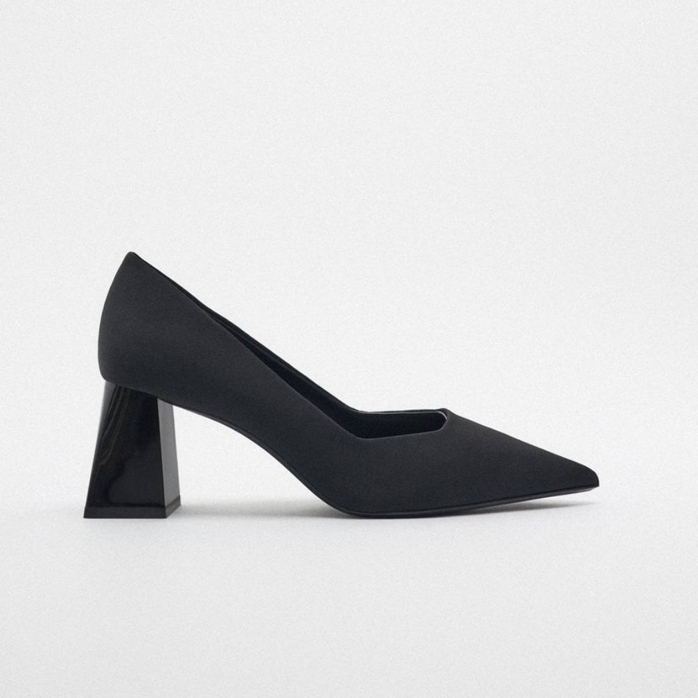 NWT Zara Block Heel Shoes